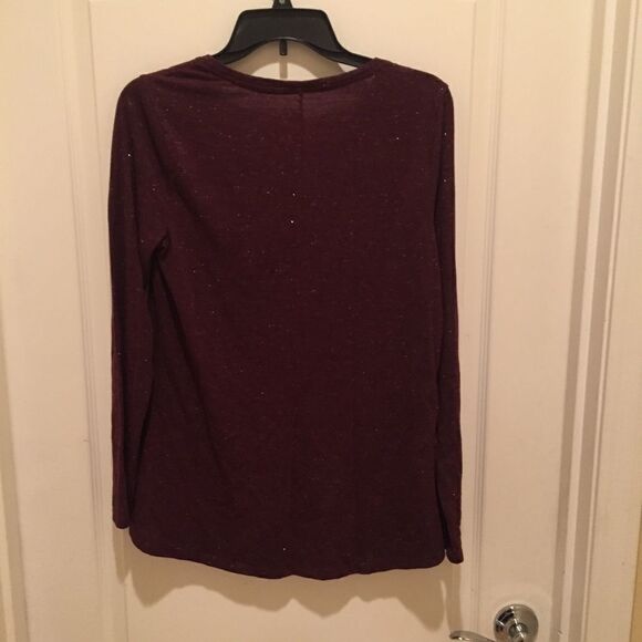 Apt 9 Sparkle V Neck Top - Picture 5 of 6